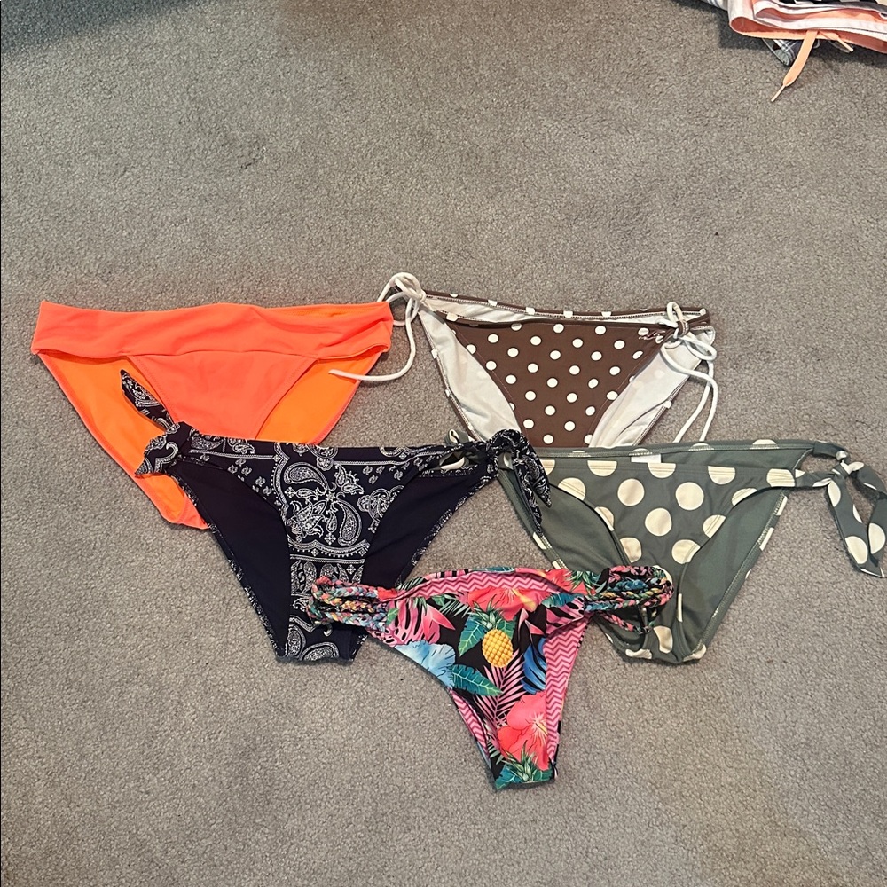 Colorful Bikini Bottoms Set